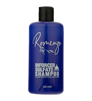 شامپوبدون سولفات براق کننده و تثبیت کننده رنگ مو INFORCER رومنزو